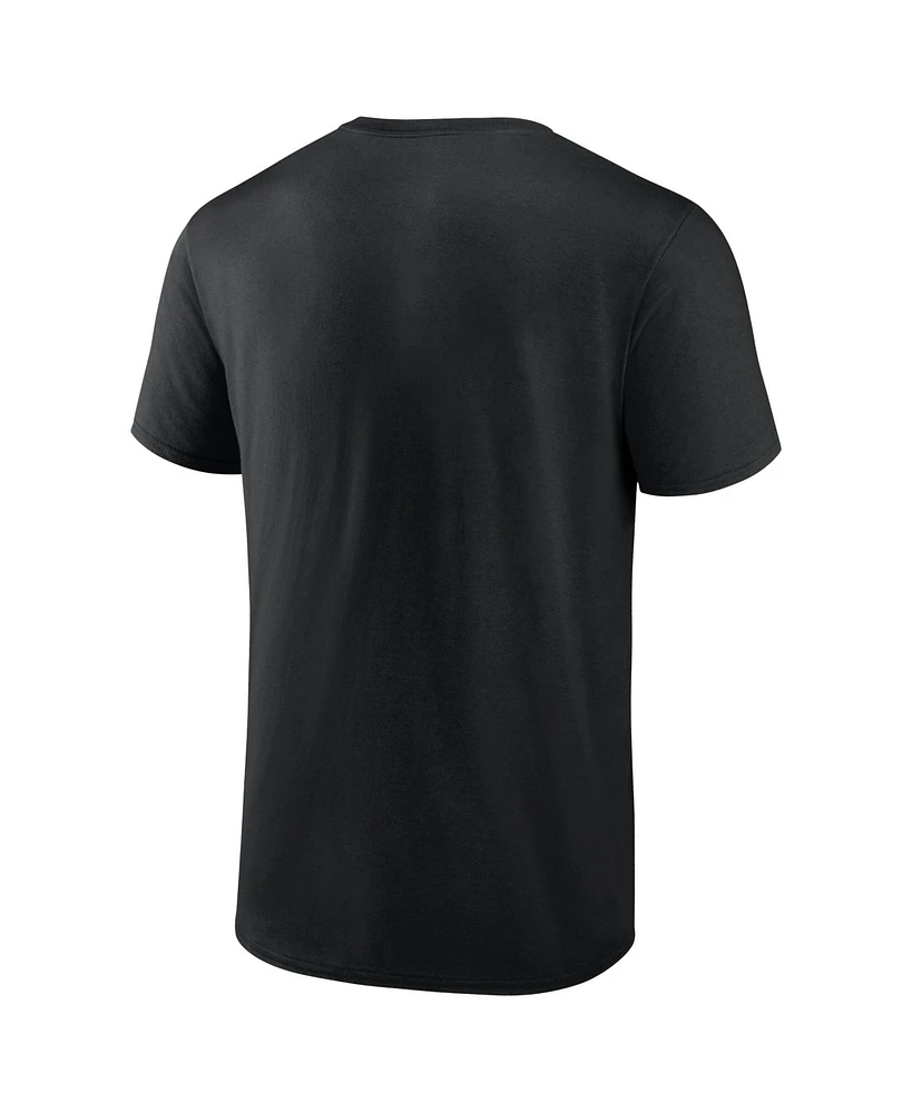 Fanatics Men's Black Philadelphia Eagles Super Bowl Lix Champions Iconic Victory T-Shirt