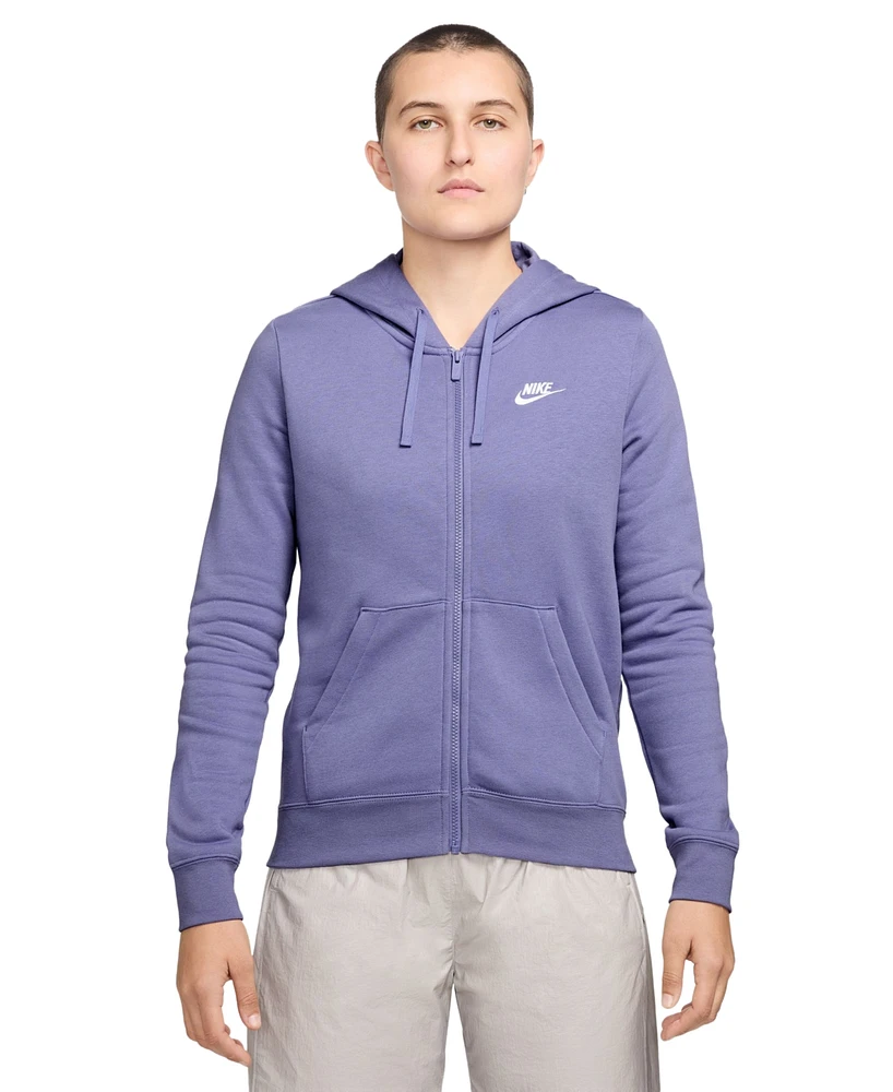 Nike Women's Sportswear Club Fleece Full-Zip Hoodie