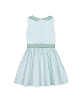 Hope & Henry Toddler Girls Peter Pan Collar Seersucker Dress