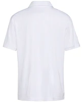 adidas Big Boys Printed Debossed Logo Short-Sleeve Polo Shirt