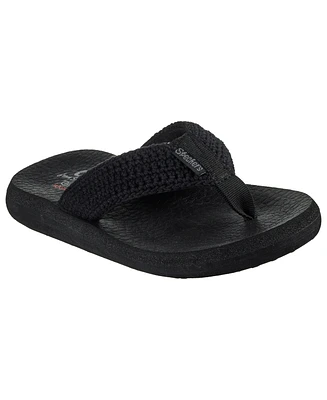Skechers Women's Cali Asana Valley Chic Flip Flop Thong Sandals from Finish Line