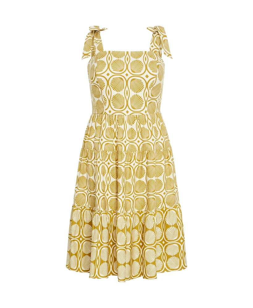 City Chic Plus Leila Seashell Dress