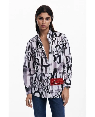Desigual Women's Lettering Shirt