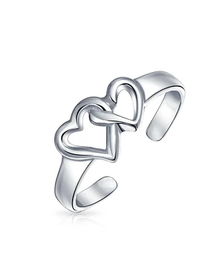 Bling Jewelry Romantic Midi Finger Infinity Love Knot Toe Ring in Sterling Silver