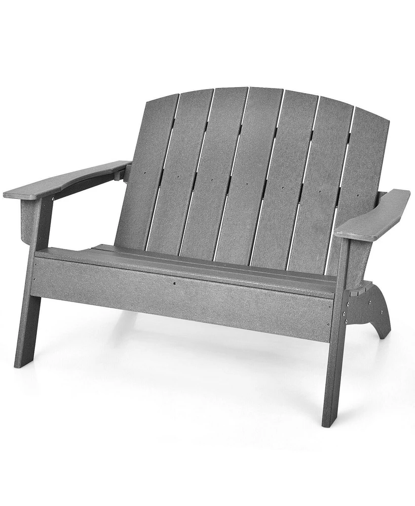 Hdpe Patio Adirondack Chair for Porch Garden Backyard