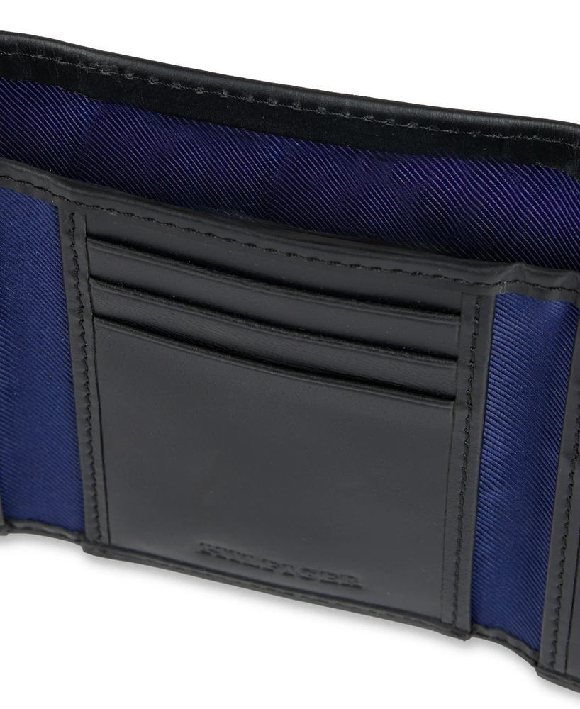 Tommy Hilfiger Men's Overlay Trifold Wallet