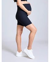 Motherhood Maternity 6 1/2" Ribbed Biker Short