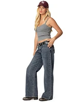 Edikted Women's Mireille Lacey Tank Top