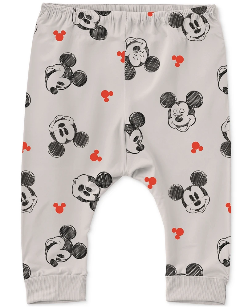 Disney Baby Boys Mickey Mouse Bodysuits, Romper & Pants, 5 Piece Set