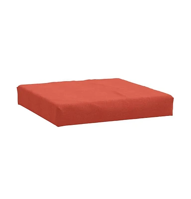 Pallet Cushion Melange Red 23.6"x23.6"x3.7" Fabric