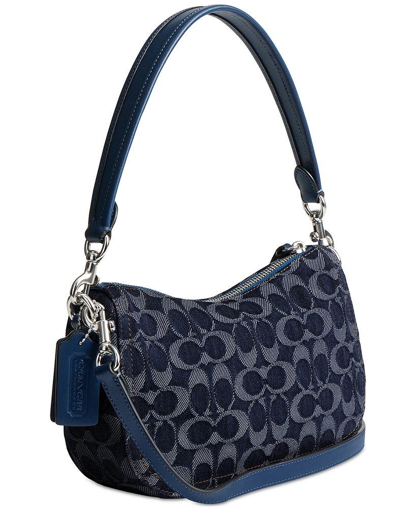 Coach Small Swinger Bag in Signature Denim