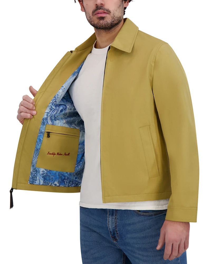 Robert Graham Men's Textured Full-Zip Water-Resistant Jacket