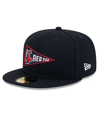 New Era Men's Navy Boston Red Sox 2025 Mlb Clubhouse 59FIFTY Fitted Hat