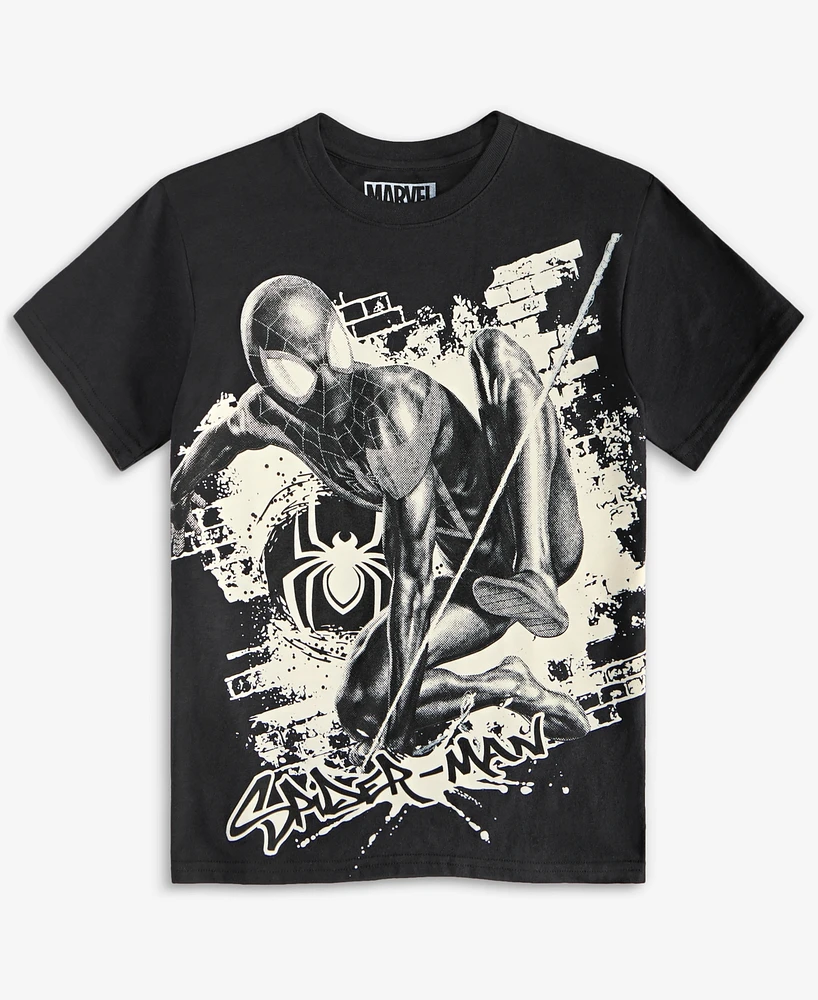 Spider-Man Little & Big Boys Jumbo Graphic Short-Sleeve T-Shirt