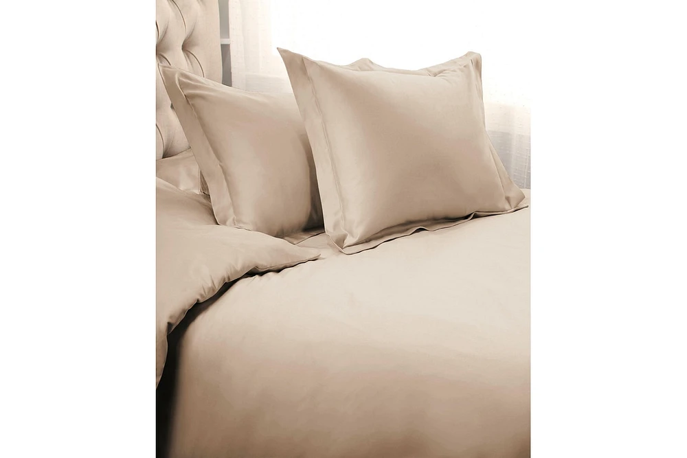 Superior Egyptian Cotton 1000 Thread Count Solid Duvet Cover Set,Full/Queen