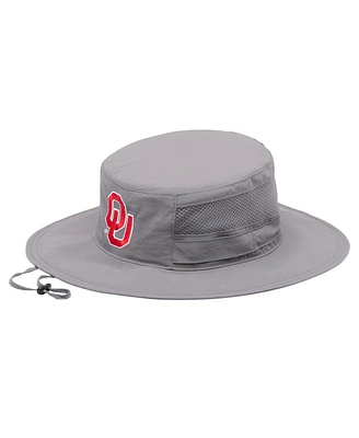 Columbia Men's Gray Oklahoma Sooners Bora Bora Iii Omni-Shade Booney Hat