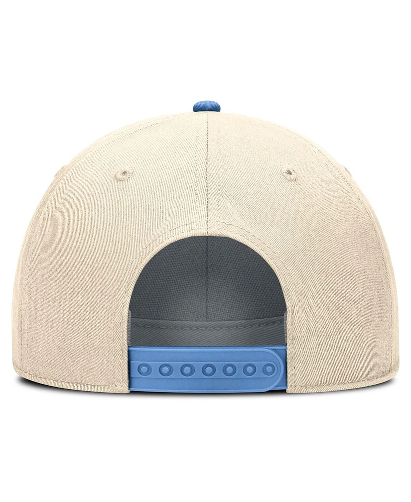 Nike Men's Natural North Carolina Tar Heels Primetime Rise Adjustable Hat