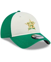 New Era Men's White/Green Houston Astros 2024 St. Patrick's Day 9TWENTY Adjustable Hat