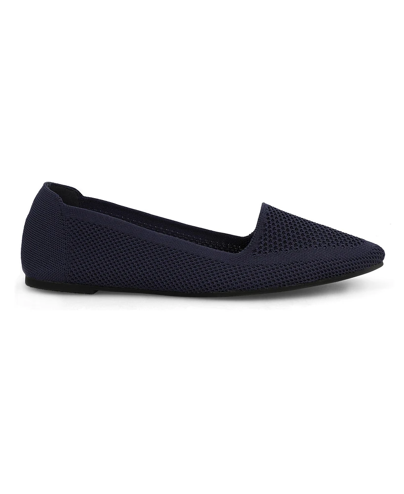 Mia Women's Corrine Ballet Knit Flats