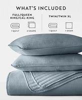 ienjoy Home Stripe Stitch 2-Pc. Quilt Set, Twin/Twin Xl