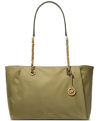 Michael Michael Kors Georgia Zip Top Nylon Tote Bag