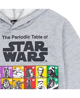 Star Wars Boys The Mandalorian Darth Vader X-Wing Millennium Falcon Fleece Pullover Hoodie to