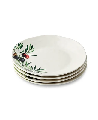 Certified International Olivia Salad Plates, Set of 4, Service for 4