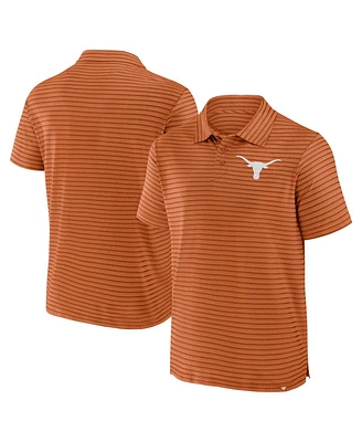 Fanatics Men's Texas Orange Texas Longhorns Victory Calls Stripe Polo Shirt