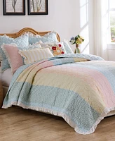 Greenland Home Fashions Ruffled Shabby Chic 3-Pc. Quilt Set