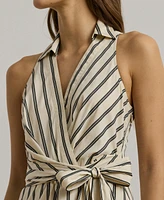 Lauren Ralph Lauren Women's Two-Tone Crepe Sleeveless Gown