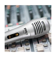 Pyle Dynamic Microphone Professional Moving Coil Handheld Mic with 6.5' Xlr Cable