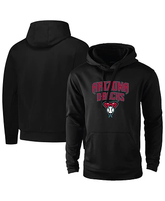Dunbrooke Men's Black Arizona Diamondbacks Champion Pullover Hoodie