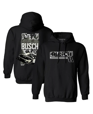 Richard Childress Racing Team Collection Men's Black Kyle Busch Camo Car Pullover Hoodie