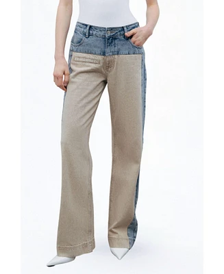 Nocturne Women's Washed High Waist Jeans