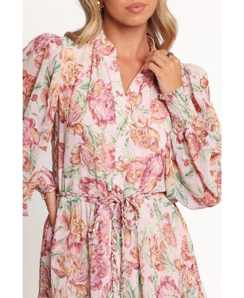 Petal and Pup Women's Elba Long Sleeve Mini Dress