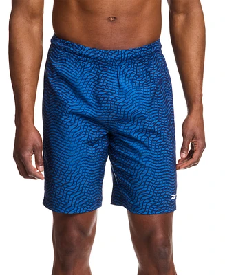 Reebok Men's Textured Logo Woven Shorts