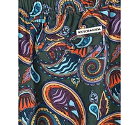 Scotch & Soda Men's Miami Ice Paisley Swim Trunks
