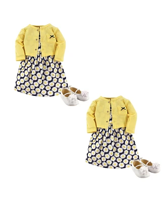 Hudson Baby Girls Cardigan, Dress and Shoes