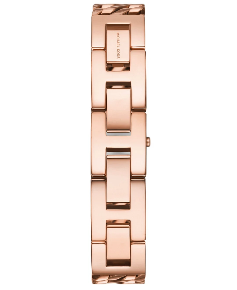 Michael Kors Women's Darrington Rose Gold-Tone Stainless Steel Watch, 14mm