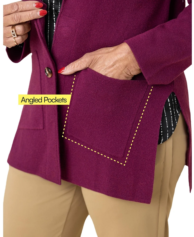Joe & Bella Women's Adaptive Magnetic Button Cardigan