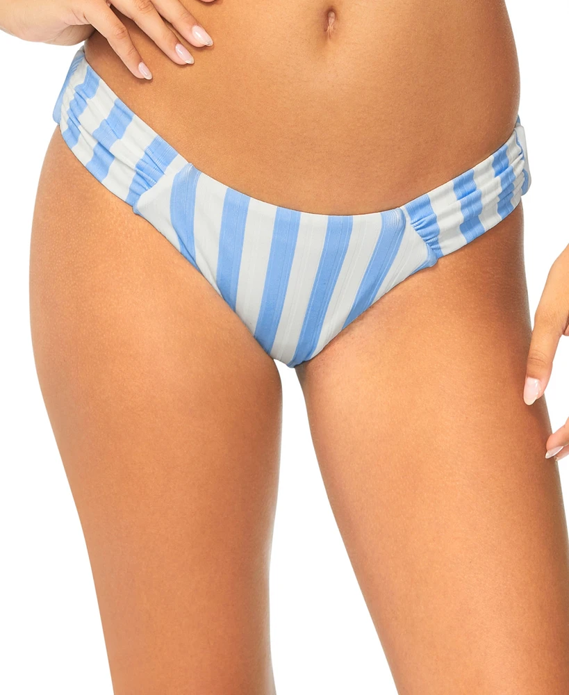 Raisins Juniors' Sunday Ruched-Side Bikini Bottoms