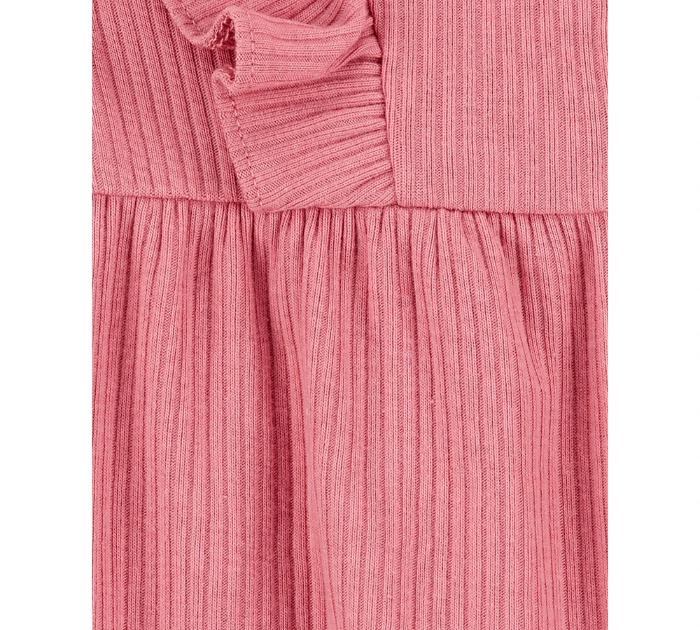 Carter's Baby Girls Jumpsuit & Headwrap, 2 Piece Set