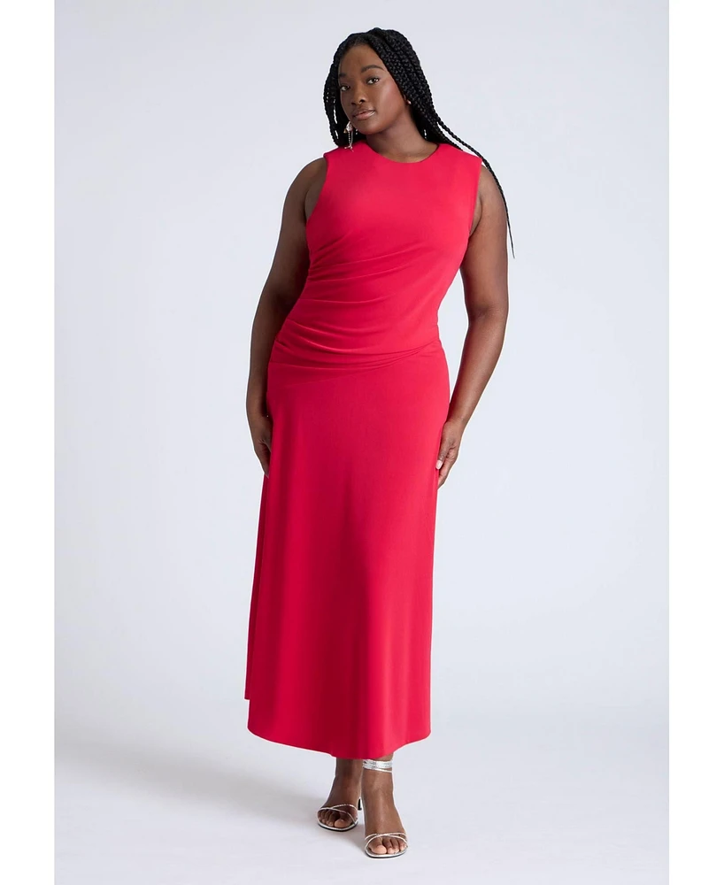 Eloquii Women's Peekaboo Back Dress