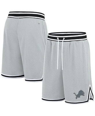 Fanatics Men's Silver Detroit Lions Elements Future Ground Shorts