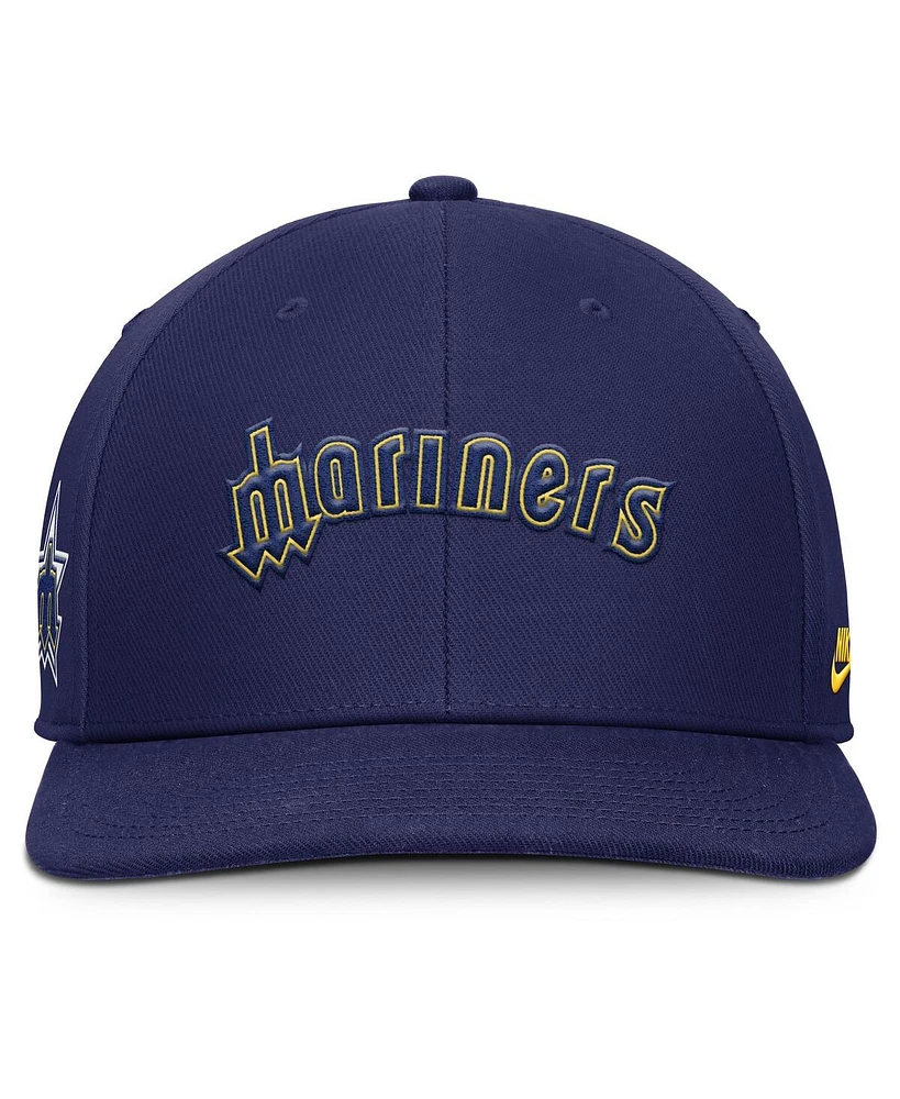 Nike Men's Navy Seattle Mariners Pro Performance Snapback Hat