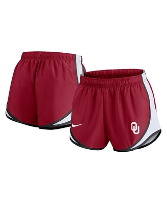 Nike Women's Crimson Oklahoma Sooners Spring Break Tempo Performance Shorts