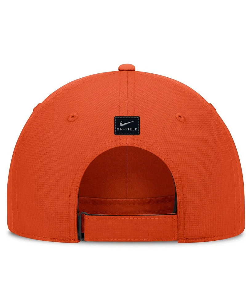 Nike Men's Orange Clemson Tigers 2024/25 On-Field Club Performance Adjustable Hat