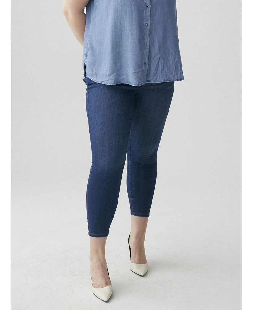 Molly & Isadora Plus Leroy Skinny Ankle Jean