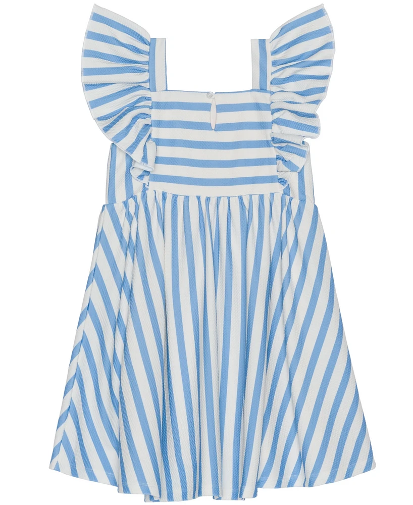 Disney Toddler and Little Girls Minnie Daisy Striped Dress