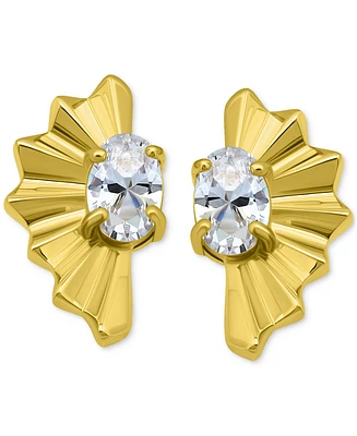 Giani Bernini Cubic Zirconia Fan Stud Earrings
